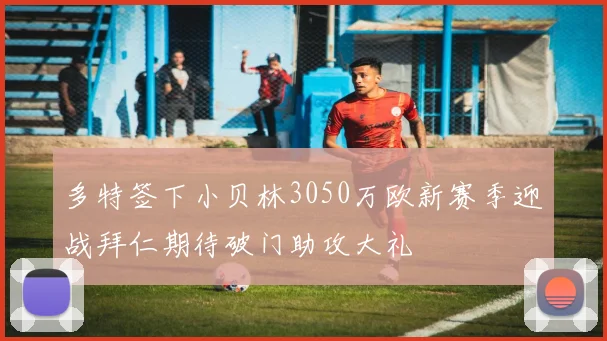 多特签下小贝林3050万欧新赛季迎战拜仁期待破门助攻大礼